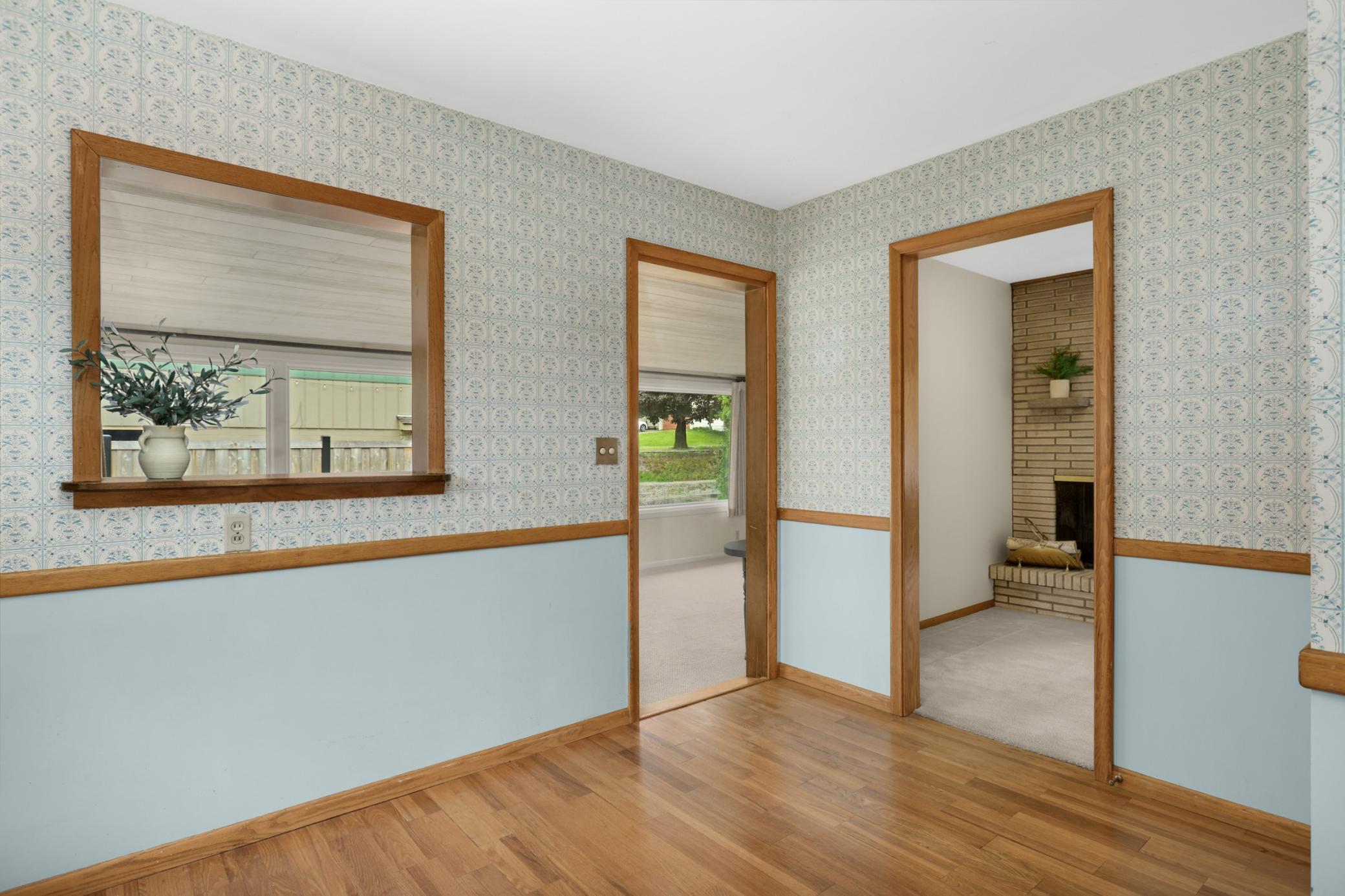 Enjoy a secondary casual dining space.