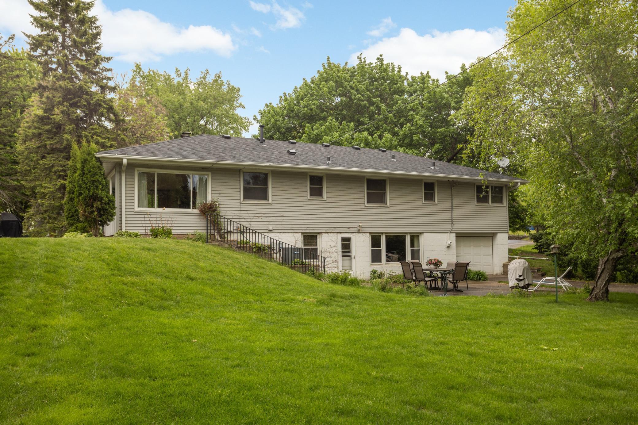 Don't be fooled by this one-car garage, it's 25 ft deep and 14 ft wide.