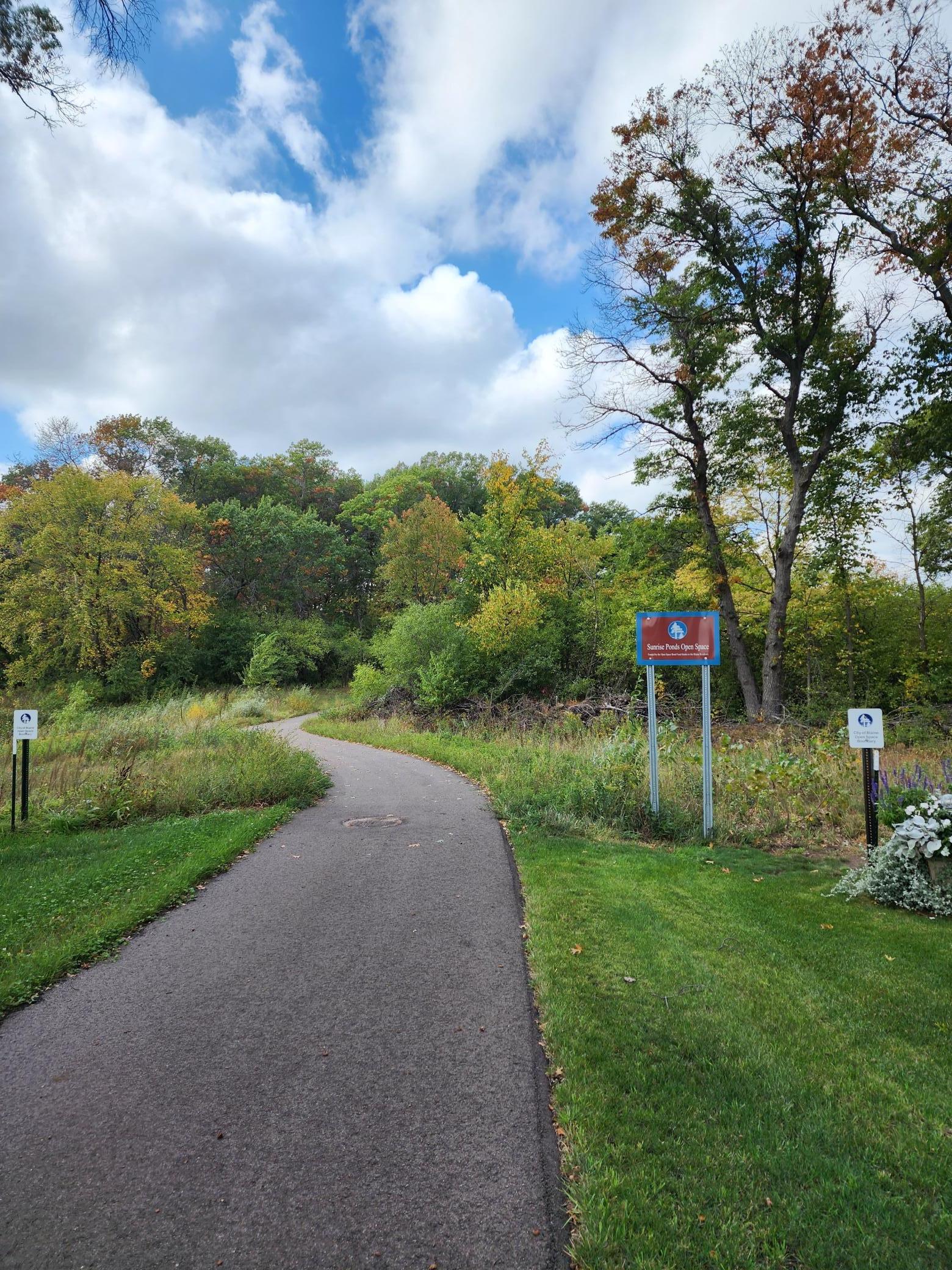 Walking trail within walking distance