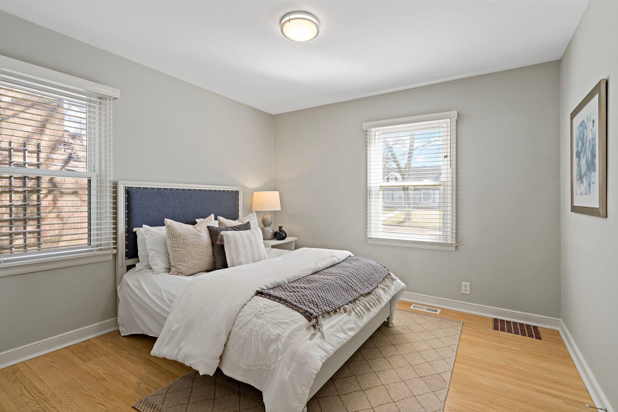 Good sized main floor bedroom