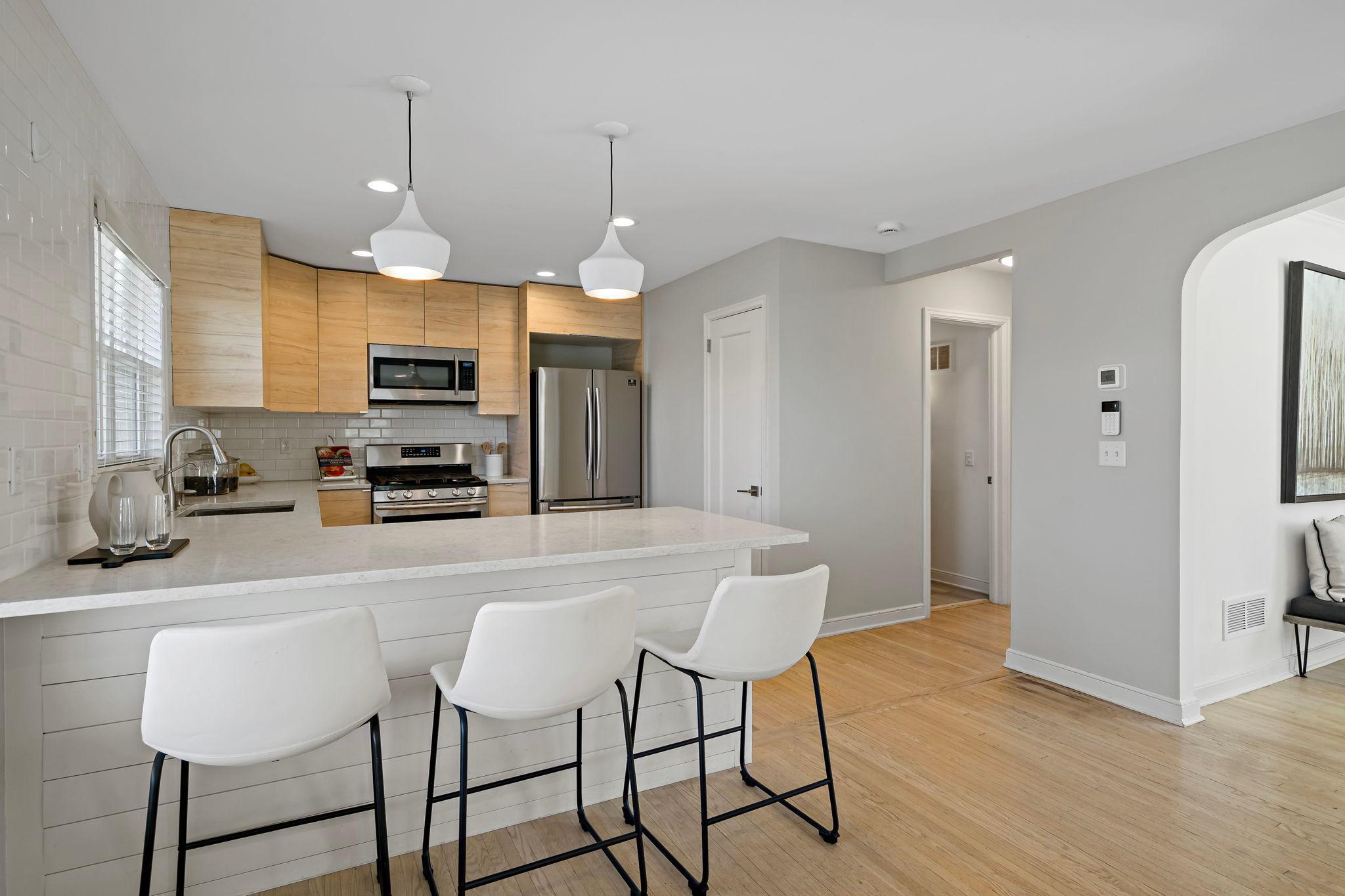 Gorgeous, updated kitchen with pantry