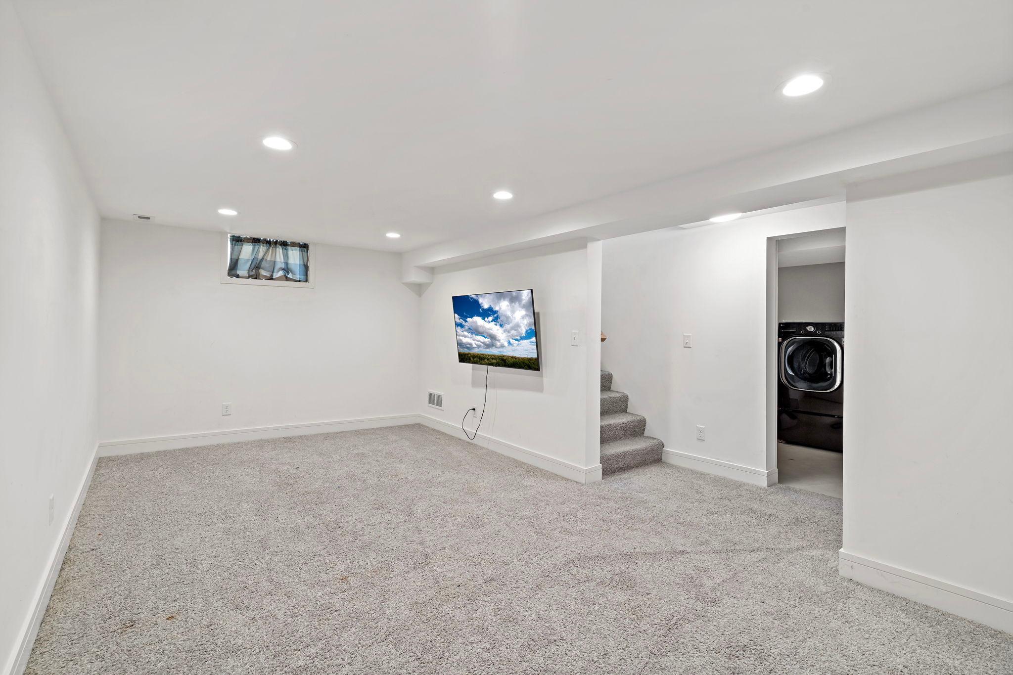 Lower level family room