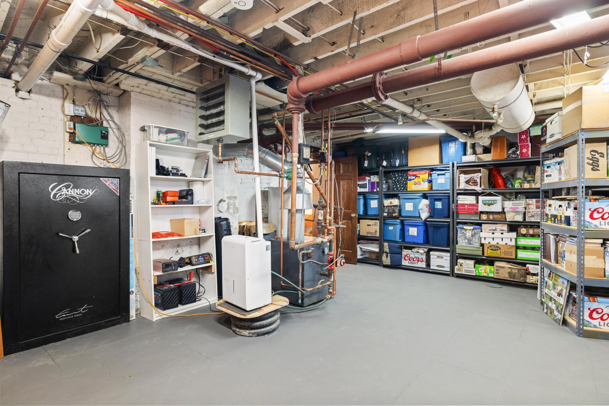 utility room with extra storage