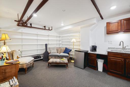 Basement living room/craft room