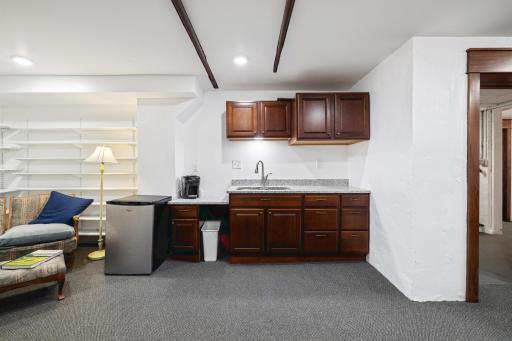 Basement kitchenette