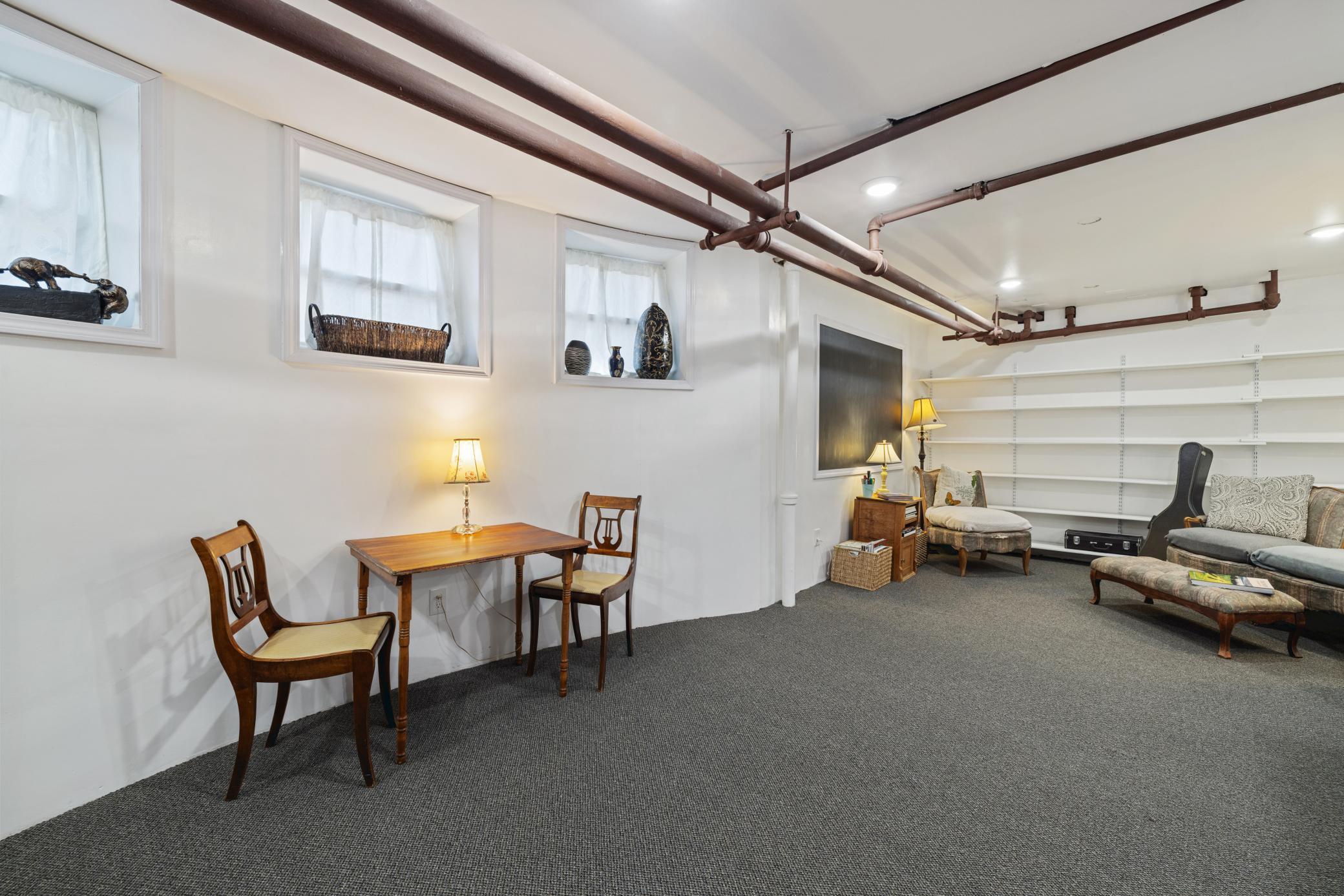 Basement living room/craft room