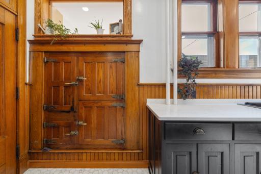 Kitchen- original icebox