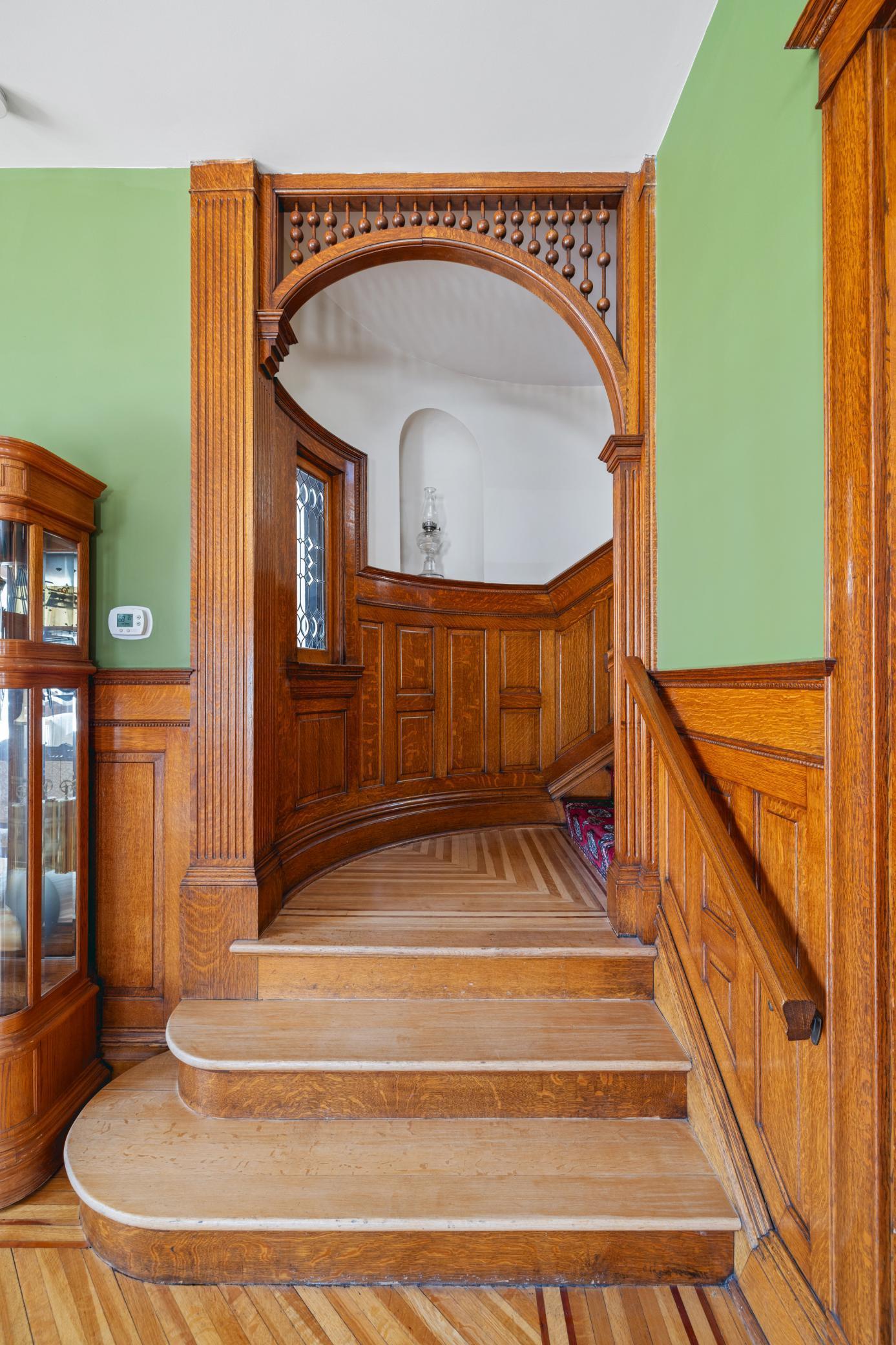 Stairway entrance to 2nd & 3rd floor