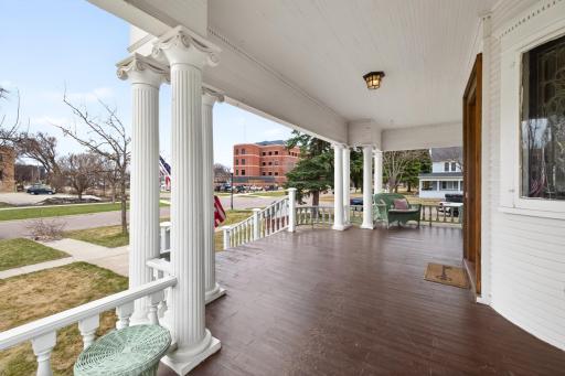 Front porch view to the East
