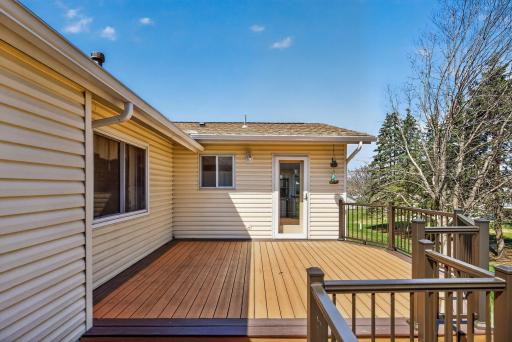 Access deck from bedroom or the 4 season porch
