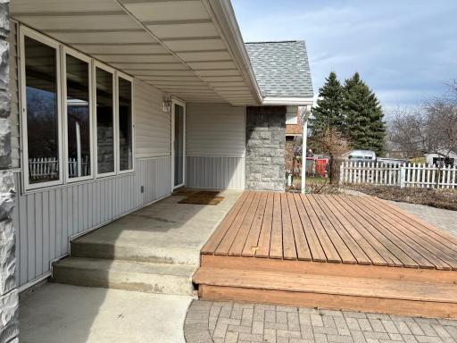 Front porch and deck