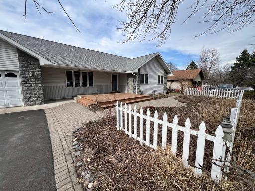 Front with perenial garden