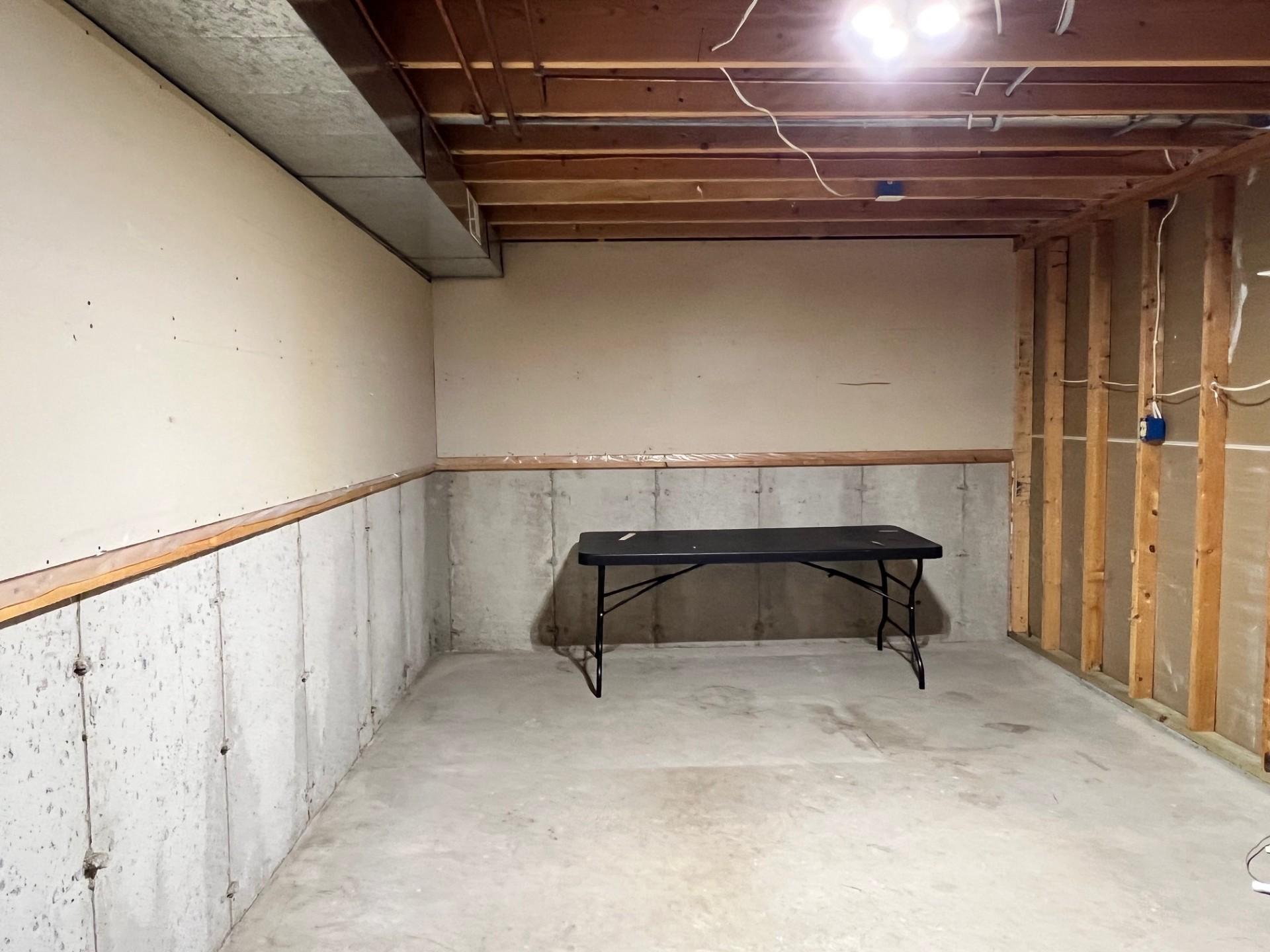 Recreation room - unfinished