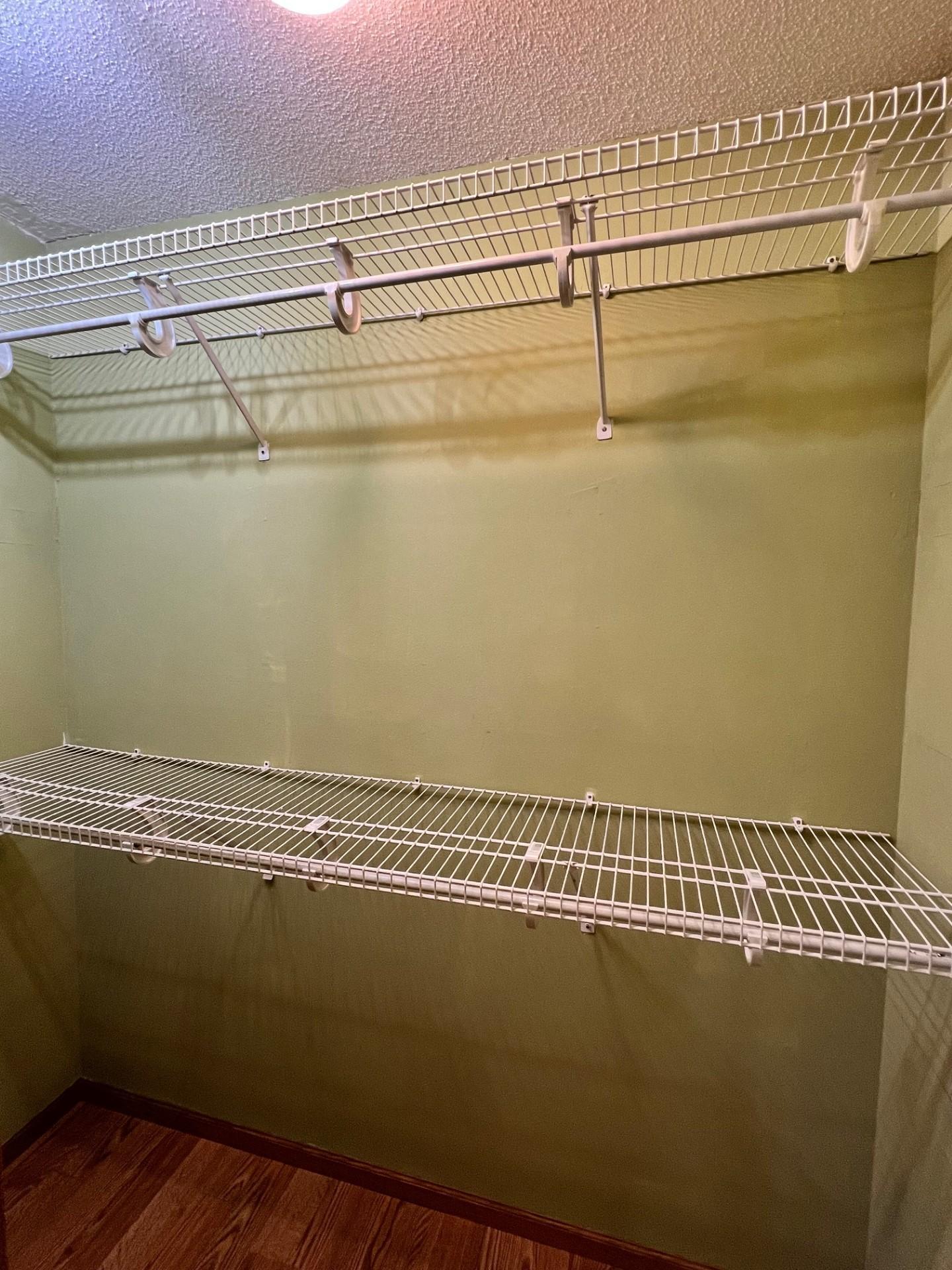 Primary walk-in closet