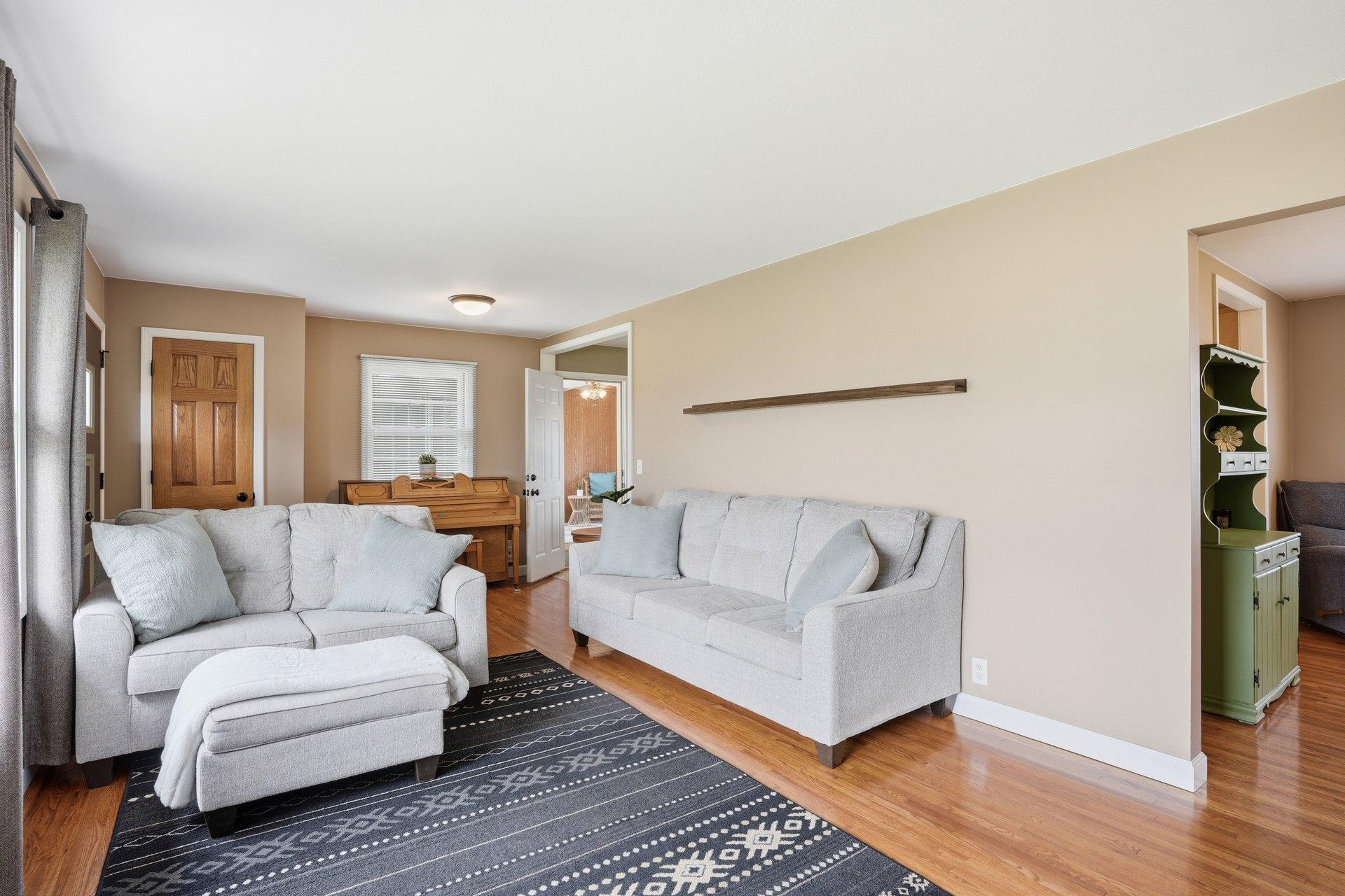 Main level living room view