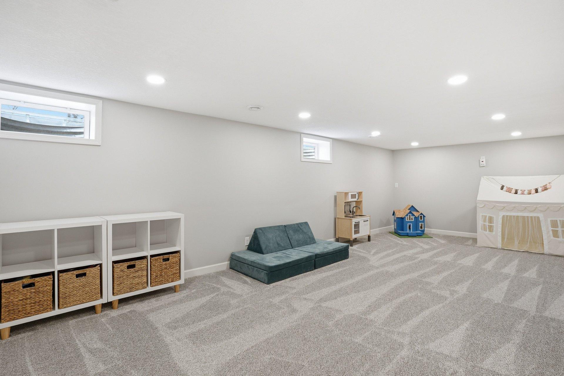 Lower level family room