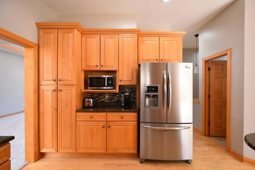 dovetailed maple cabinets