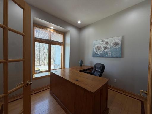 Home office with great views