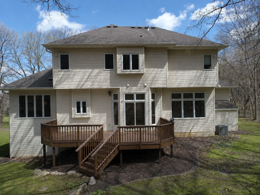 large deck for entertaining, grilling or relaxing