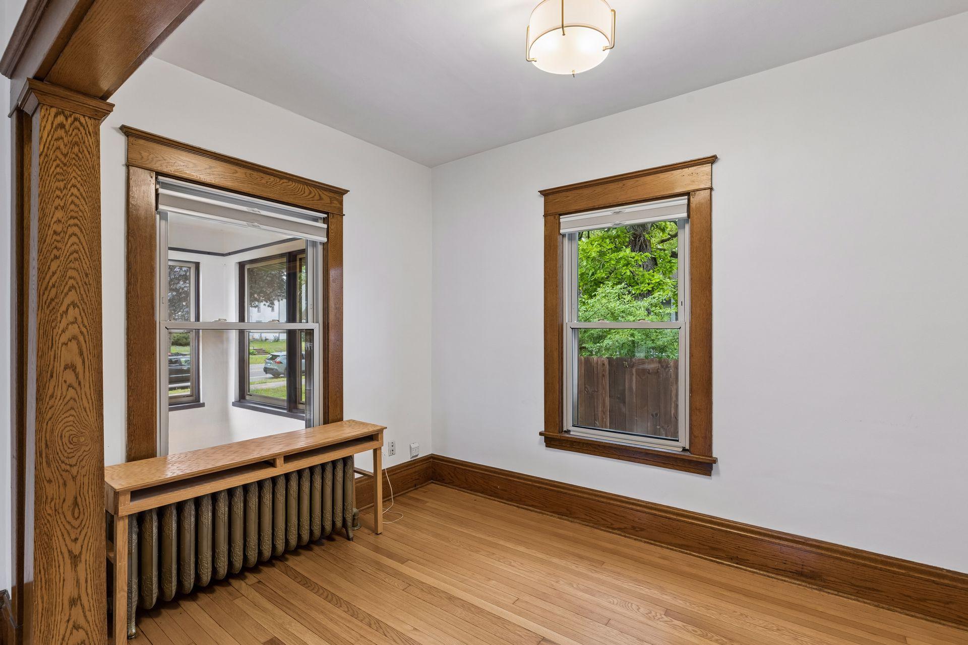 Front sitting room - perfect for a main floor office.