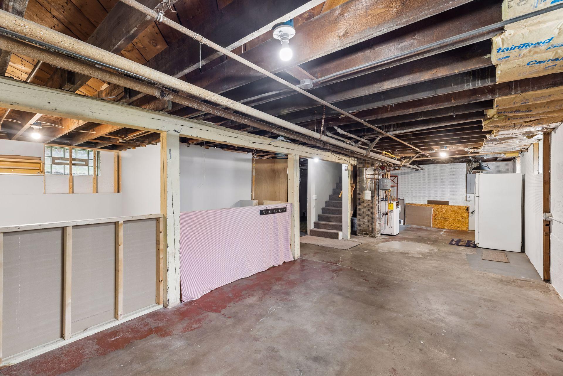 Add a family room, or egress window for a 4th bedroom.