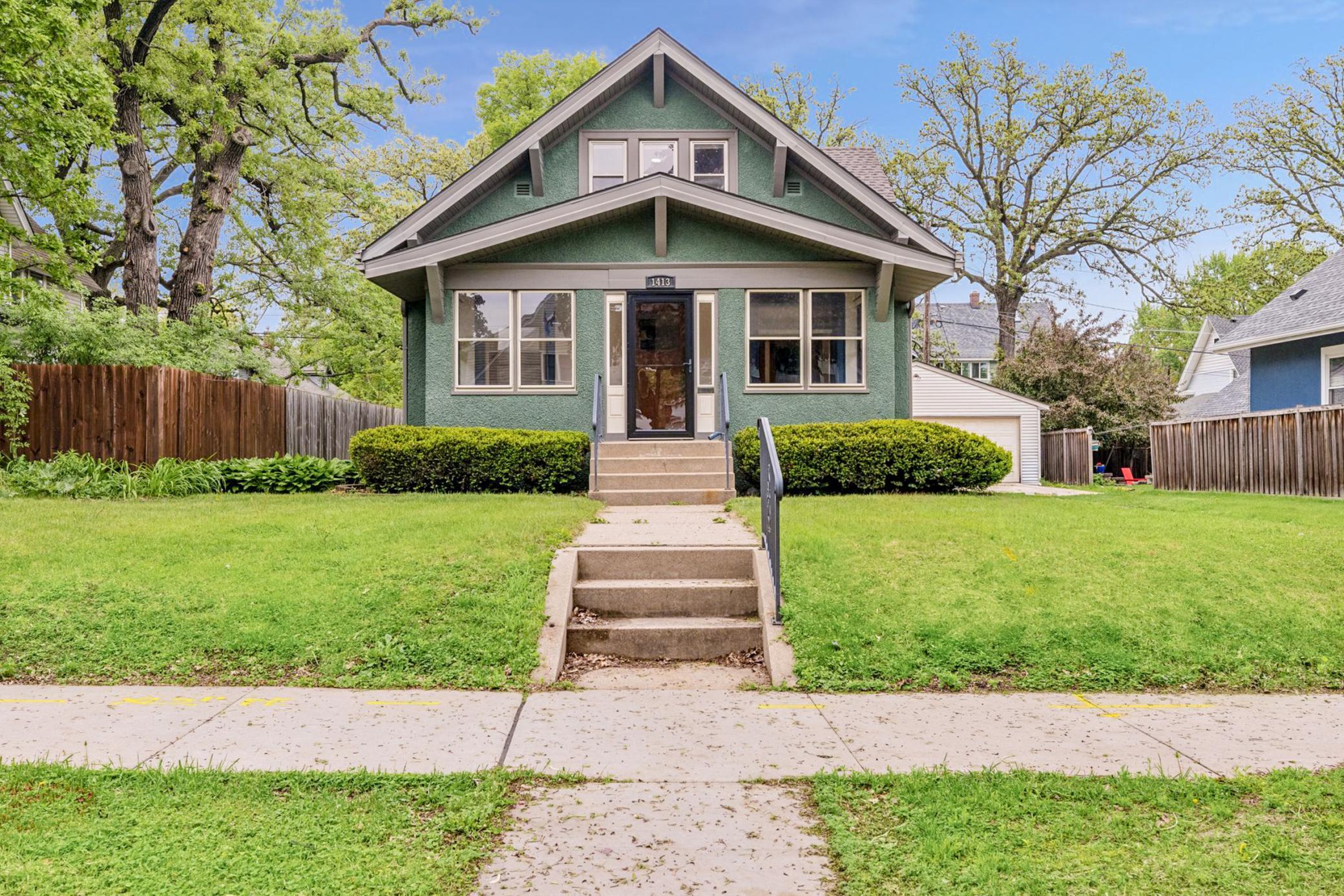 Fantastic curb appeal with new exterior paint and a full view Andersen storm door in 2025, new roof 2022.