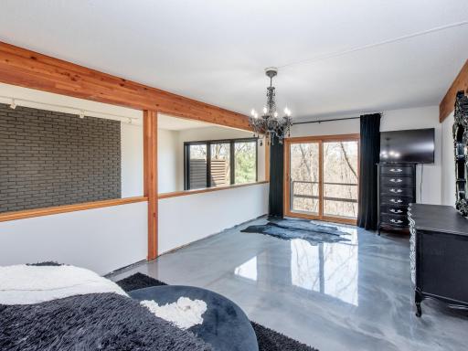another view of the owners suite with private deck