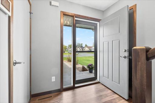 Spacious foyer as you enter with an entry closet