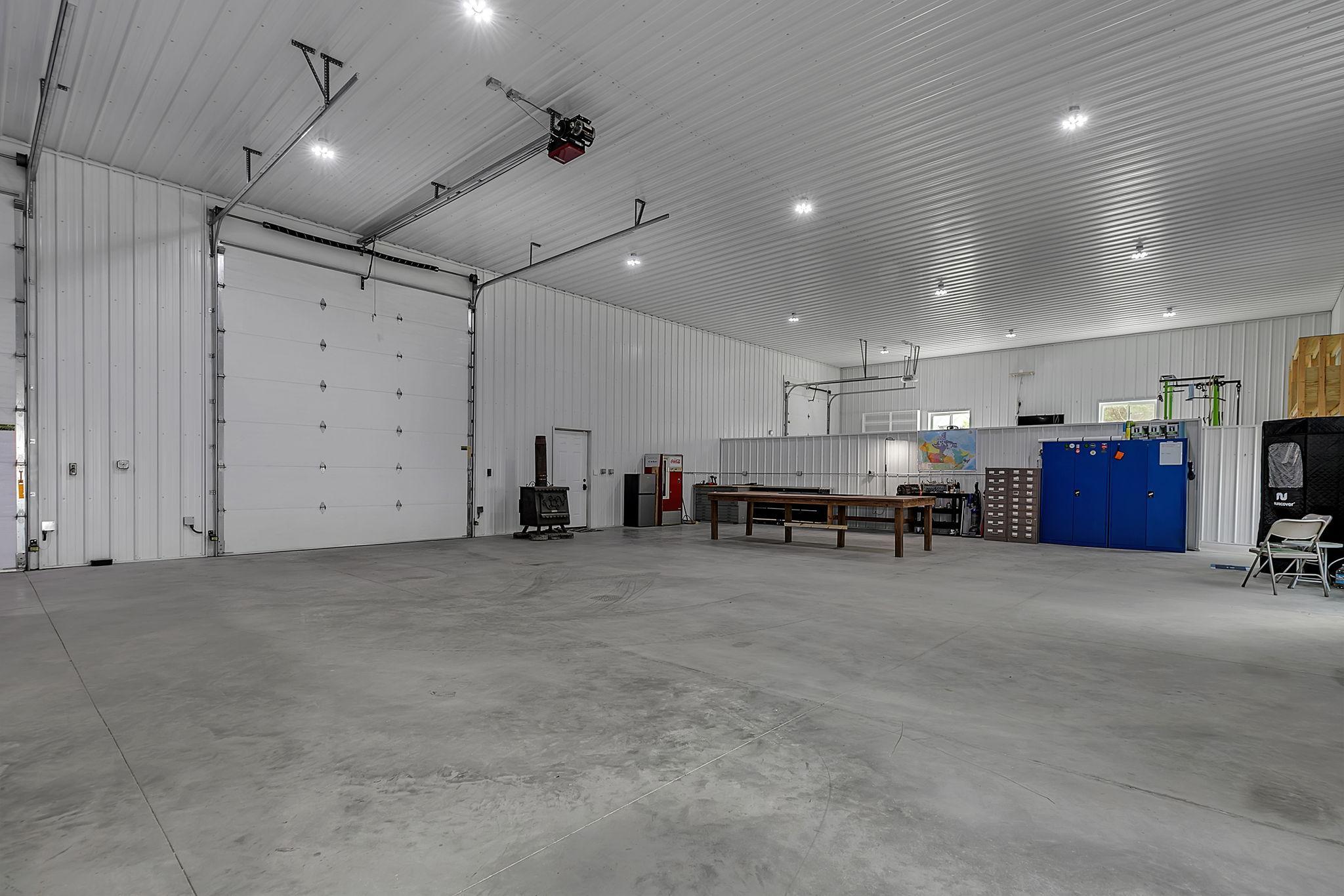 View toward the loading dock area.