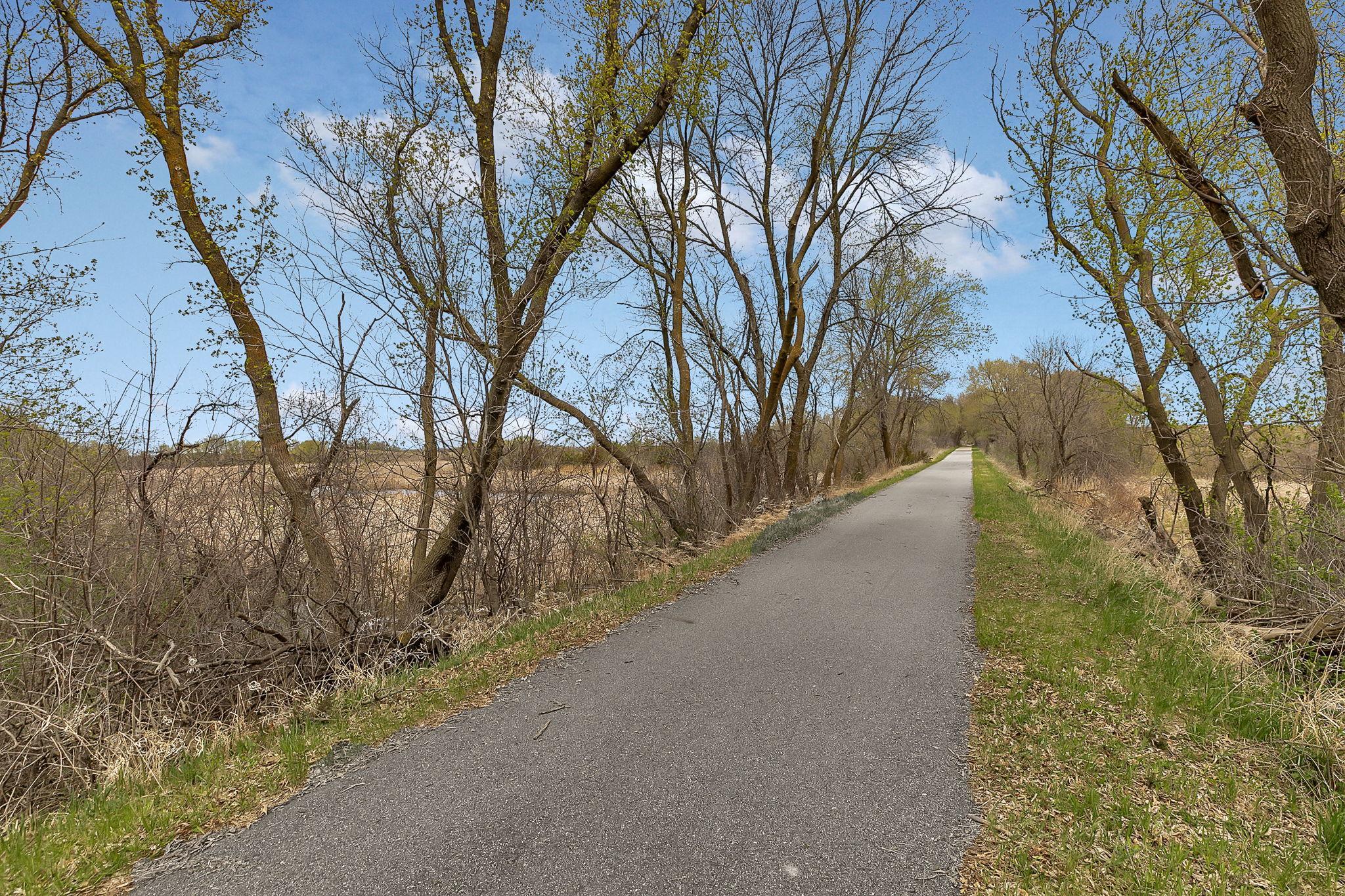 The Glacial Lakes State Trail...