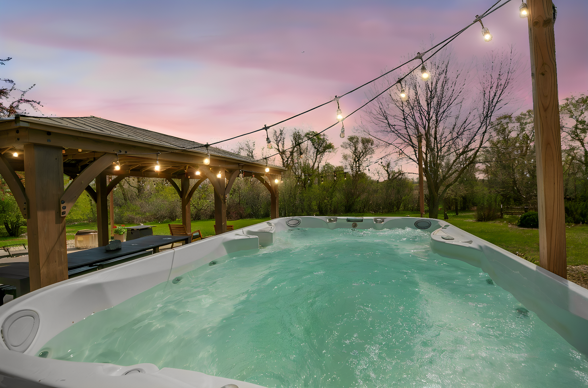 A calming space to unwind at the end of a day...