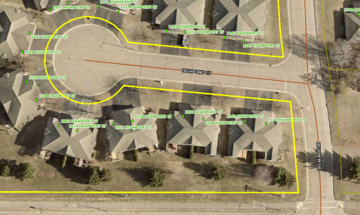 1136 Highpoint Ct Aerial