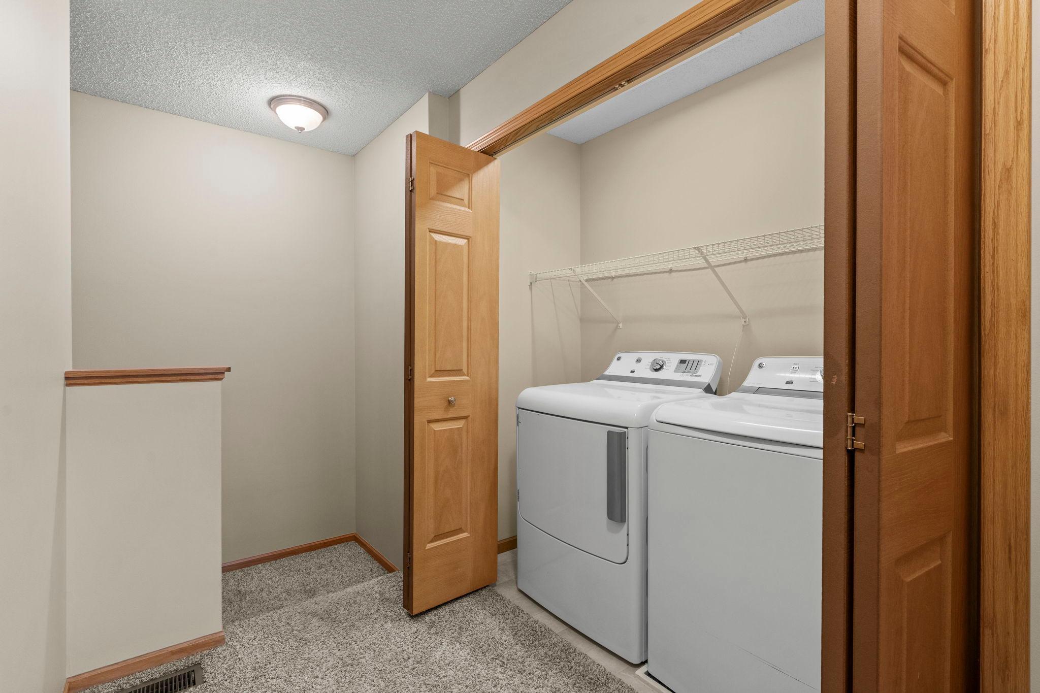 Laundry closet - Upper level
