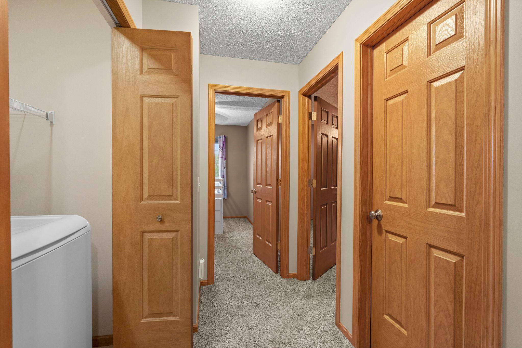 Hallway to bedrooms - Upper level