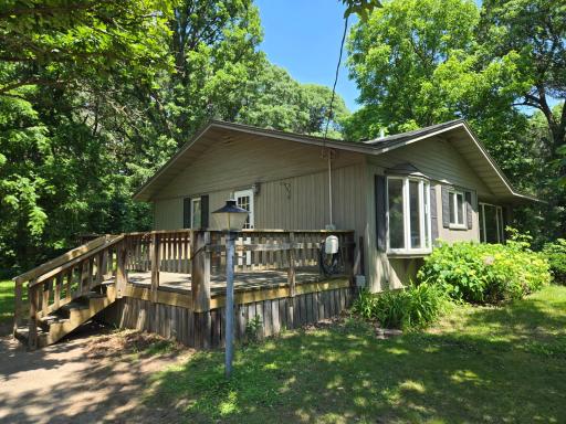 Large deck to enjoy your morning coffee and all of nature on display for your peace and quiet.