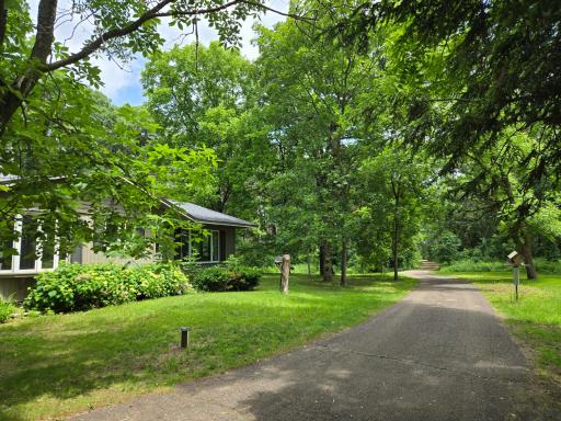 View heading down driveway towards 160th.