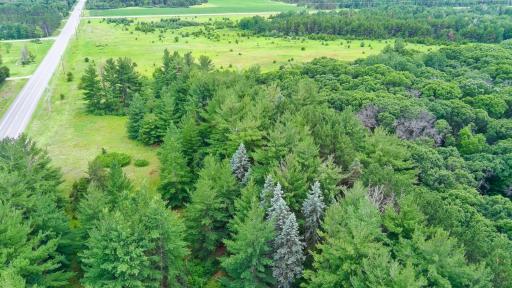 Heavily wooded with a little bit of meadow.