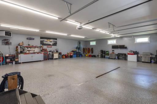 Amazing garage space! 3 stalls wide + tandem depth for 6-car capacity