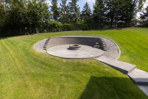 Cozy fire pit space for relaxing evenings