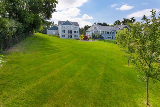 Peaceful, retreat-like backyard setting