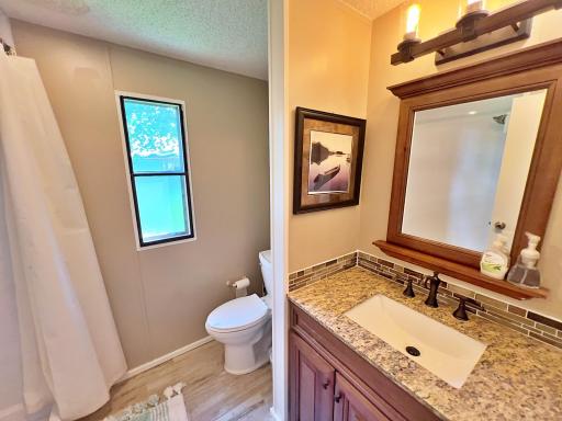 3/4 bathroom with laundry