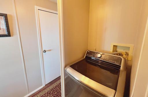 3/4 bathroom with laundry