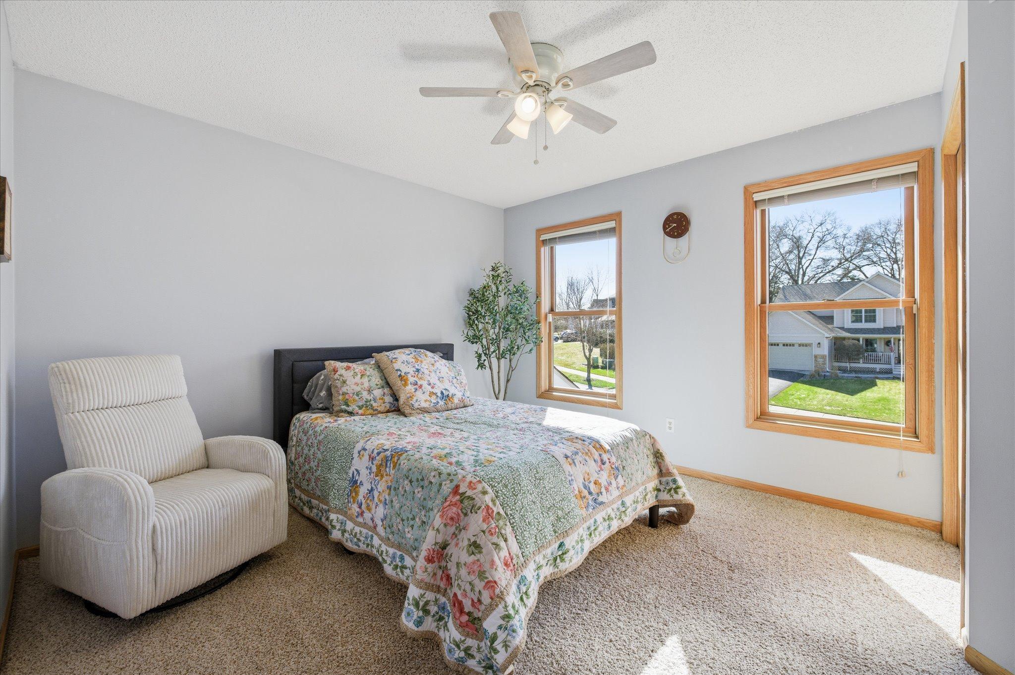 Fourth Bedroom light and airy