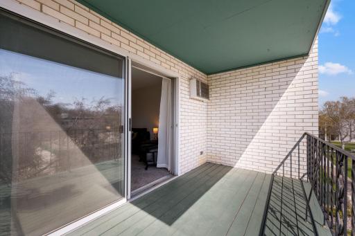 Ahh, get some patio furniture and this will be a favorite spot facing the courtyard.