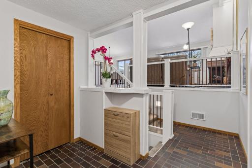 Large entry with open views of LR