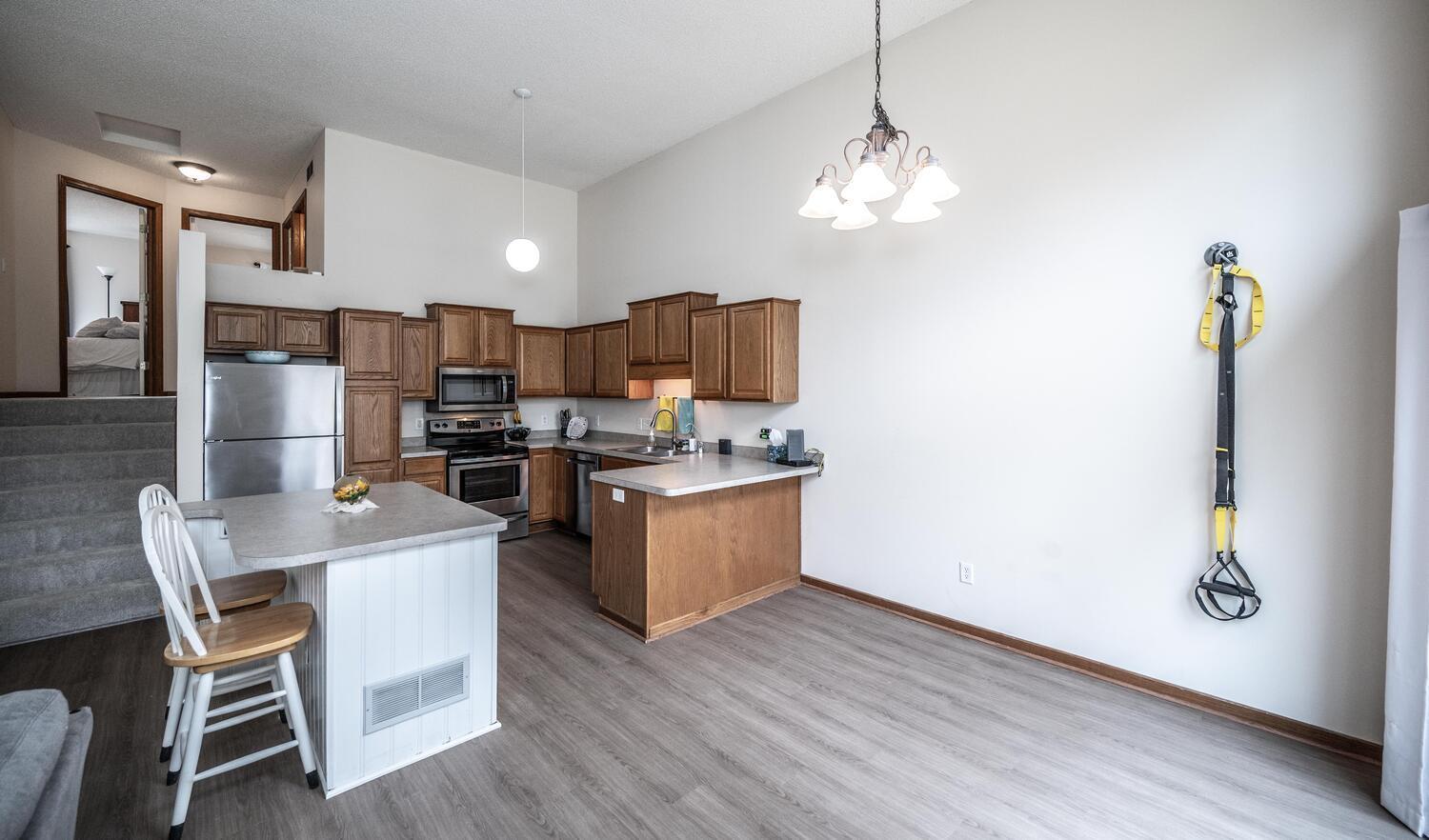 So much space! Brand new flooring