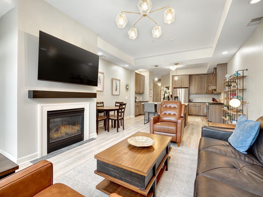 Beautiful flooring throughout! Cozy gas fireplace!