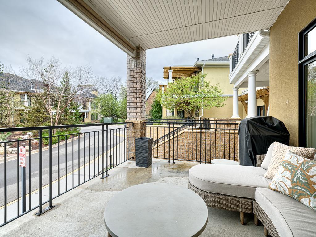 Private patio space with natural gas hookup for grill!