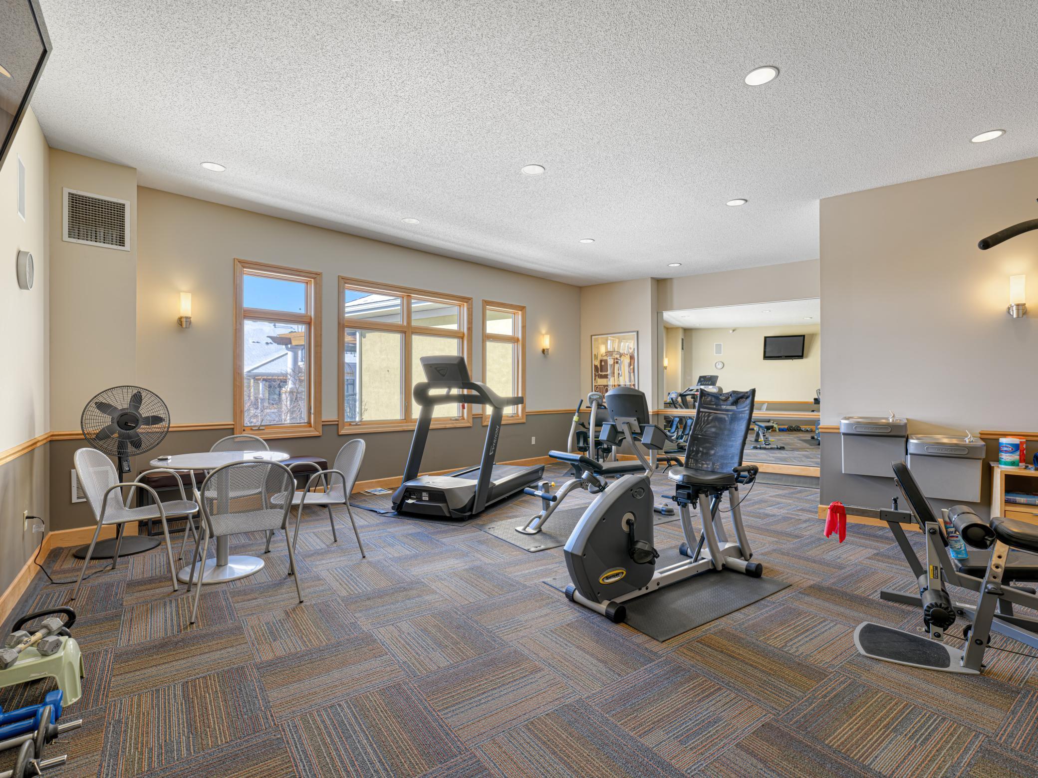 Spacious exercise room!