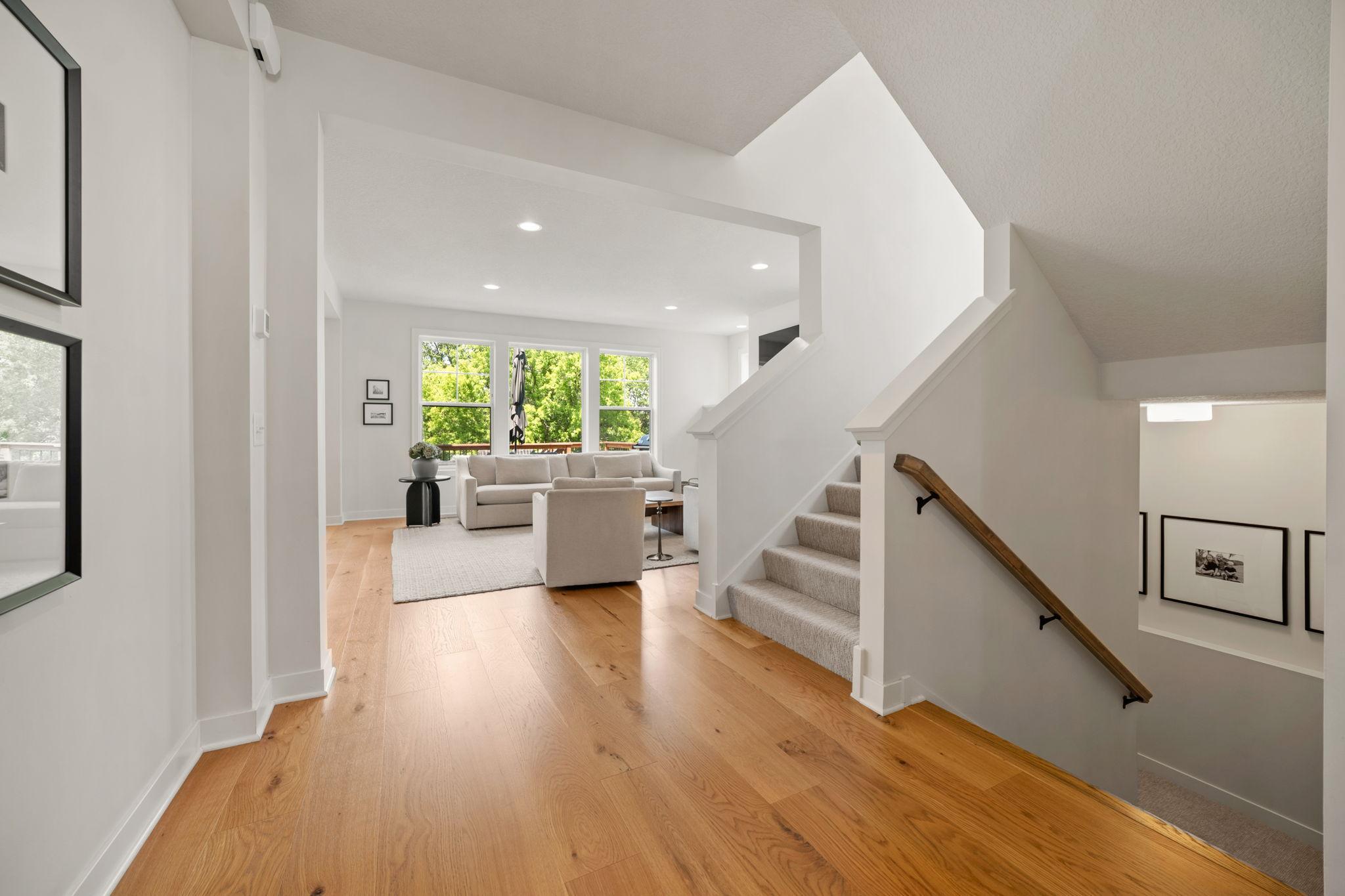 Onto the Lower Level ~ Family Room, Bedroom 5 and Bathroom